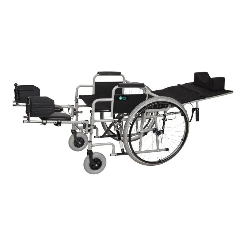 REHAFUND polohovateľný invalidný vozík YJ-011JA, 48cm, čierny
