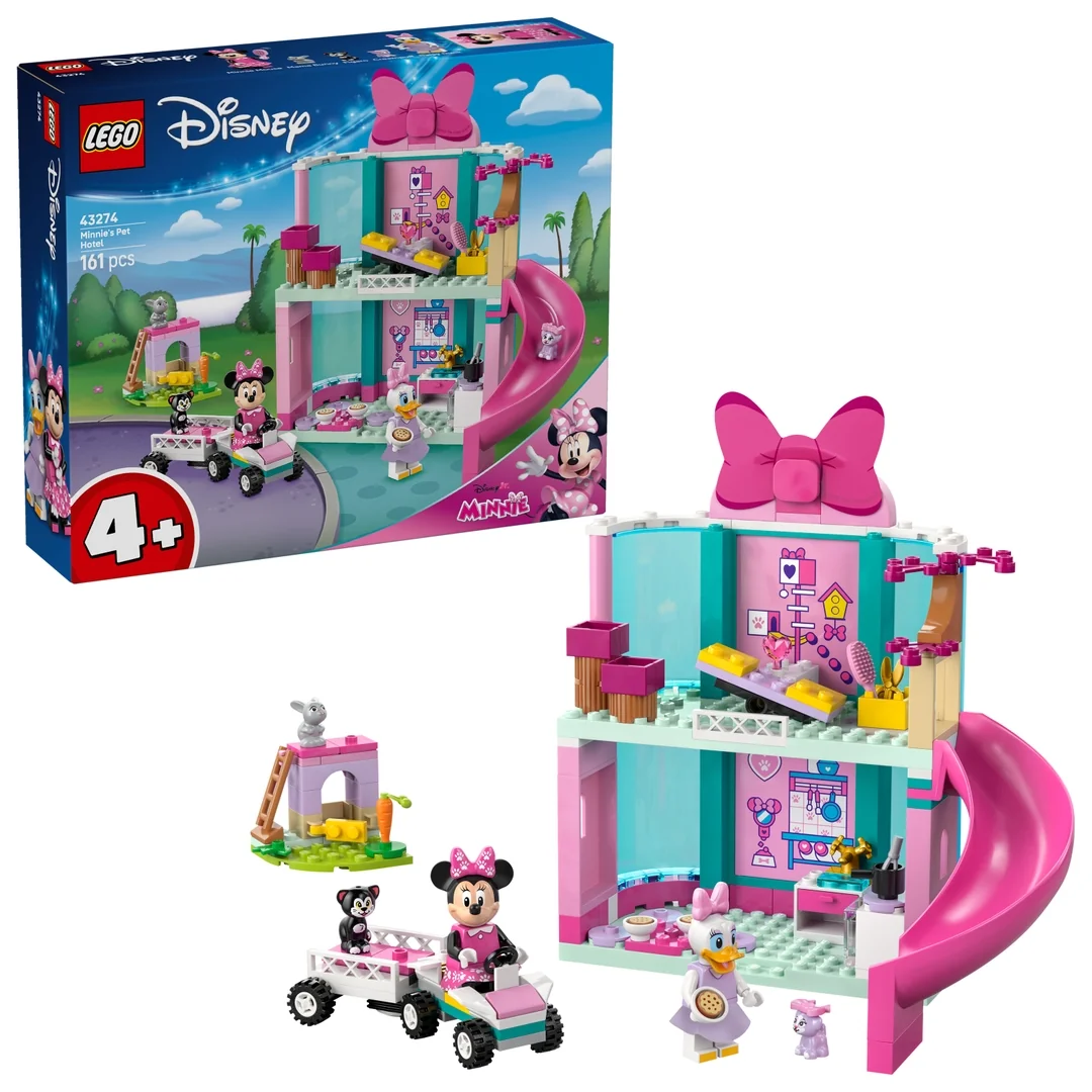 LEGO® │ Disney 43274 Minnie a hotel pre domácich miláčikov