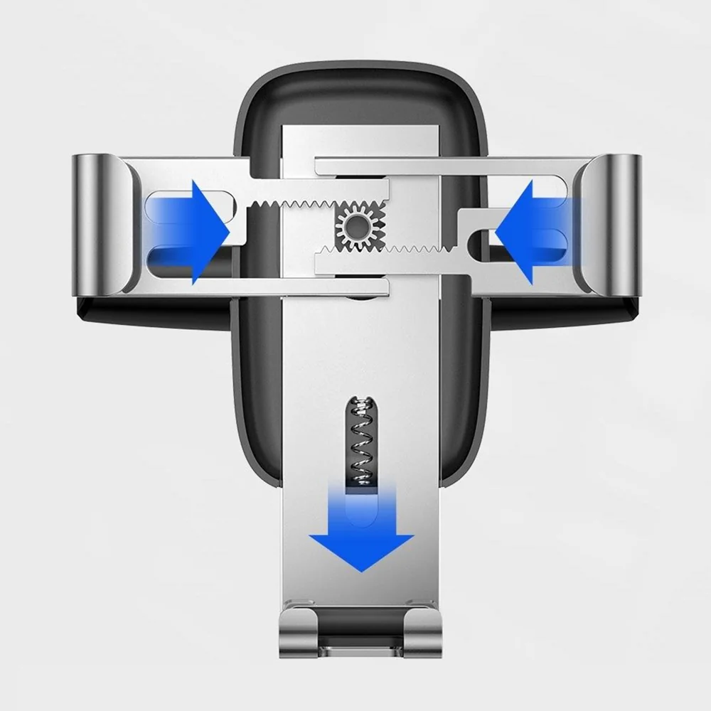 Baseus Metal Age Gravity držiak na mobil do auta, čierny