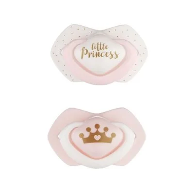 Cumlíky utišujúce ROYAL BABY silikón, symetrické A 0-6m ružové 1×2 ks, cumlíky utišujúce