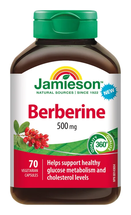 J - Berberine 500 mg 70 cps