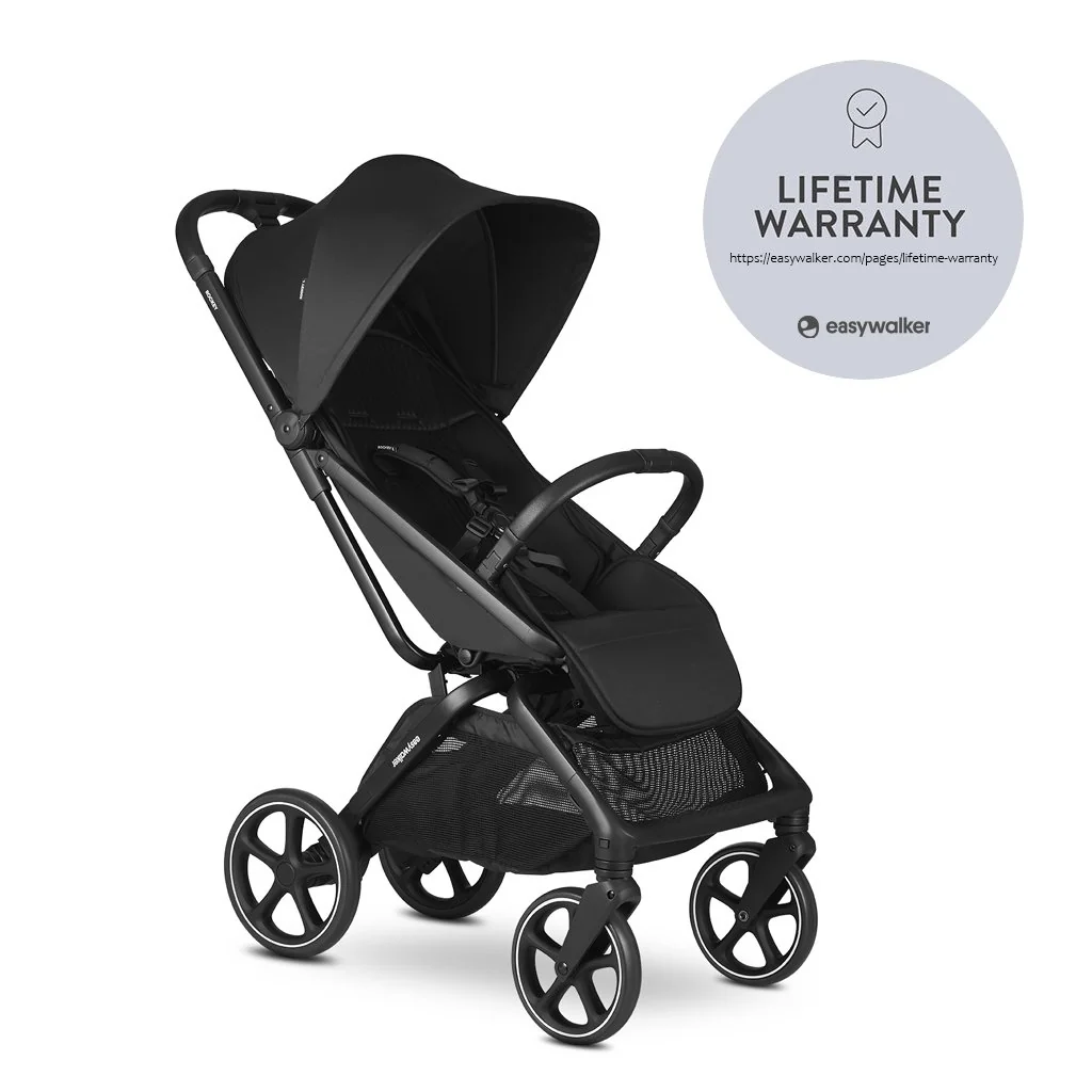 Easywalker Rockey L športový kočík Pure Black