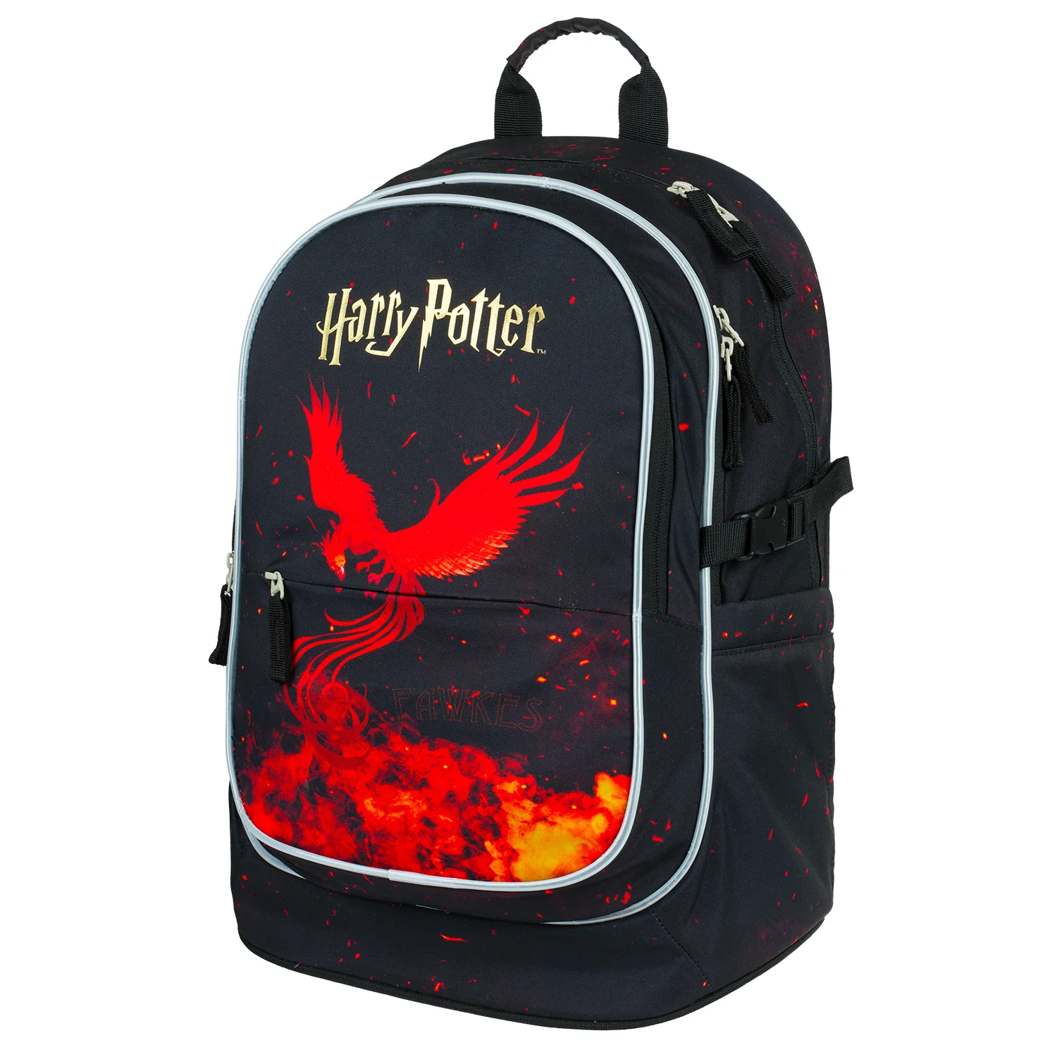 Baagl Školský batoh Core Harry Potter Fénix čierny recyklovaný materiál