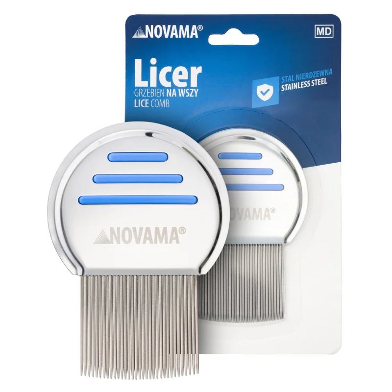 NOVAMA Licer kovový hrebeň na vši a hnidy (všiváčik)
