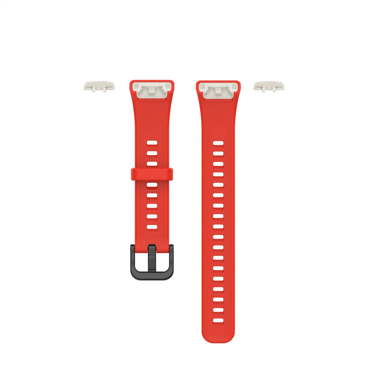 BStrap Silicone remienok na Honor Band 6 / Huawei Band 6 red
