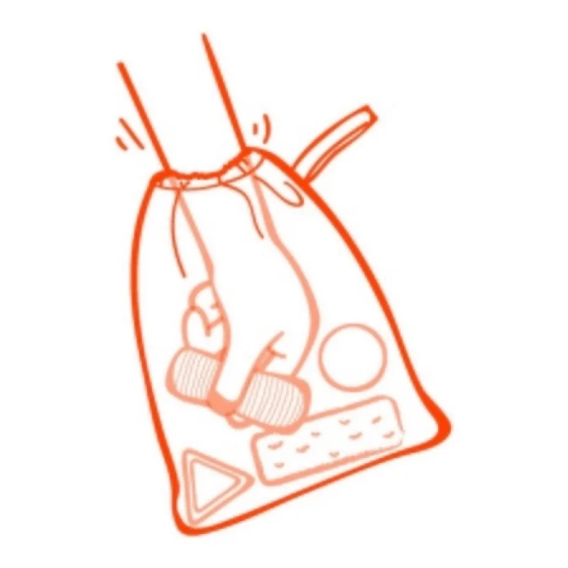 K´s Kids Uhádni tvary – senzorická hmatová hra pre deti 