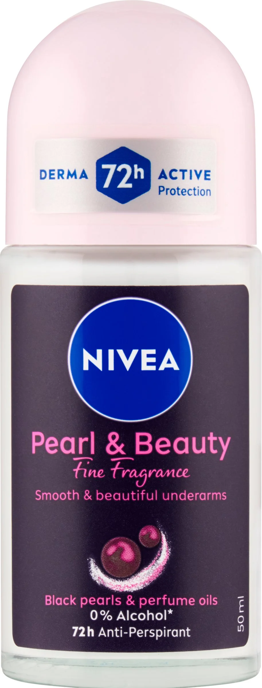 Nivea Gulôčkový AP Pearl&Beauty Black 1×50 ml, guľôčkový antiperspirant
