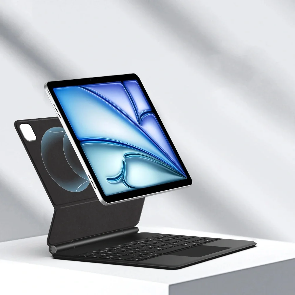 Tech-Protect Smartcase Magnetic puzdro s klávesnicou na iPad Air 10.9'' 4-5gen 2020-2022 / 11'' 6-8gen 2024-2026, čierne ' 4-5gen 2020-2022 / 11'' 6-8gen 2024-2026, čierne