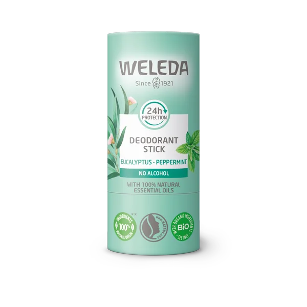 Weleda deostick Eukalyptus a mäta 1×1 ks, tuhý deodorant