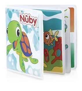NUBY Prvá pískacia knižka do vody 4 m+ 1×1 ks, pískacia knižka do vody