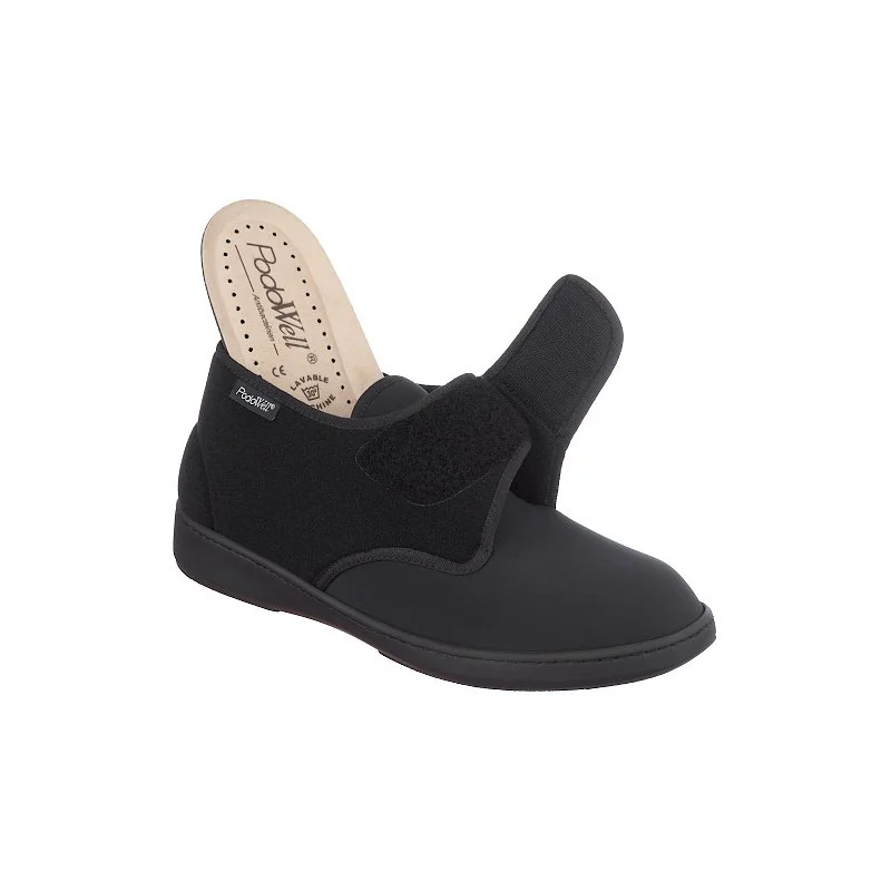 ALADIN zdravotná obuv pre problematické nohy, unisex, čierna, veľkosť: 39