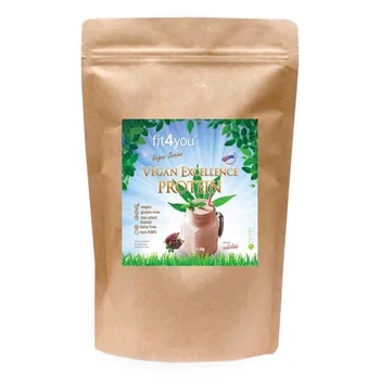Fit4You VEGAN EXCELLENCE PROTEIN Čokoláda 1×510 g, sáčok s voľnou zmesou