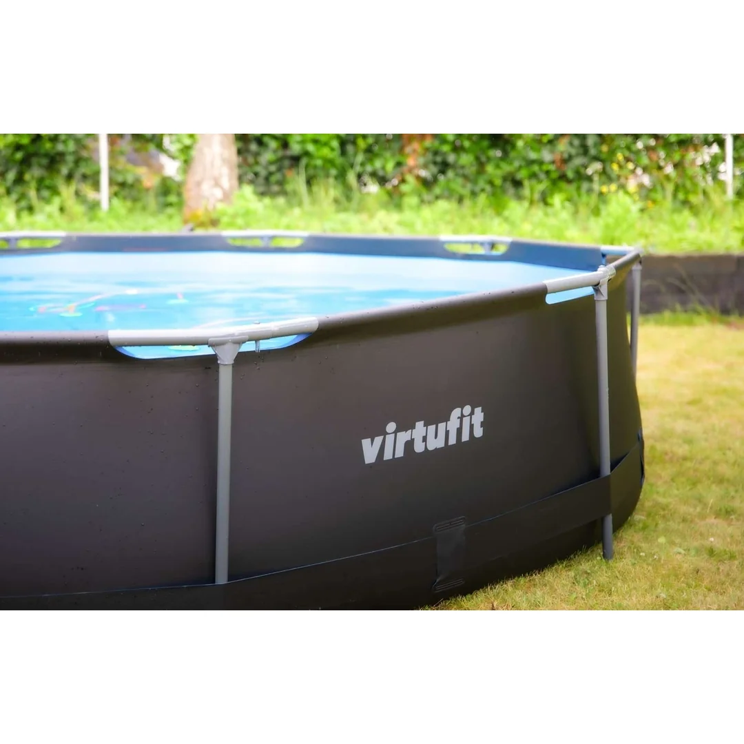 Bazén Round Swimmingpool 366 x 76 cm čierny