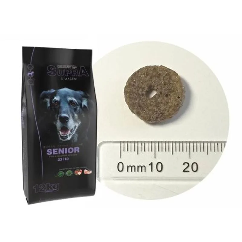 DELIKAN SUPRA Senior 12kg superprémiové krmivo s obsahom čerstvého mäsa pre psov seniorov stredných plemien