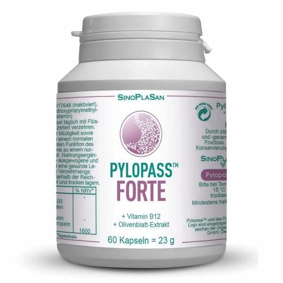 Pylopass FORTE pomoc pri helicobacter pylori, 60 kapsúl