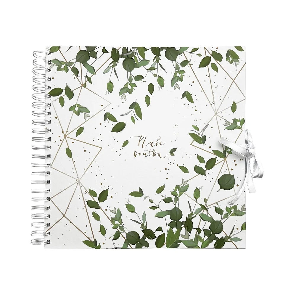 Scrapbook Naša svadba, XL, 30 × 30 cm Lamino povrch