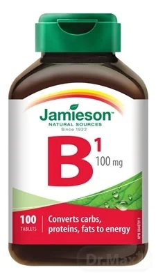 JAMIESON VITAMÍN B1 100 mg 1×100 tbl, vitamín B1
