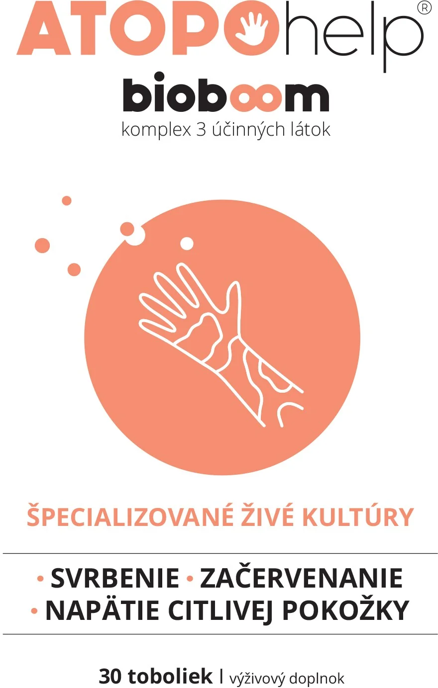 AtopoHelp BioBoom 30 tob. 1×90 tbl, výživový doplnok