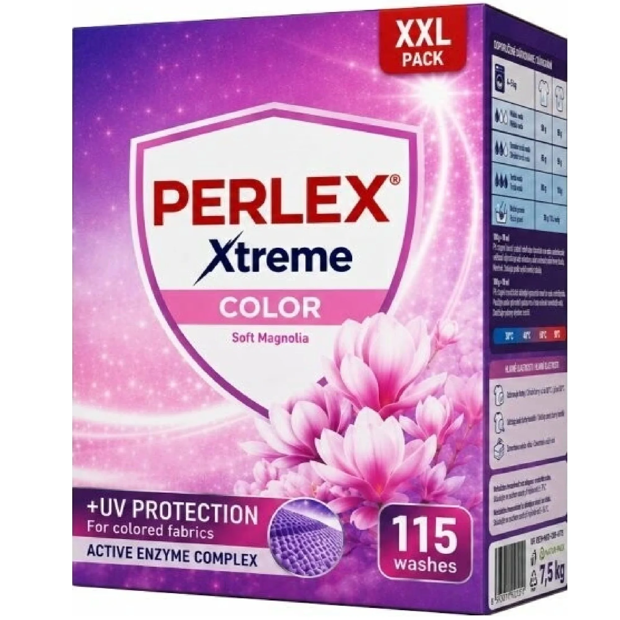 Perlex na pranie 7,5kg Color 7,5kg prášok na farebné prádlo