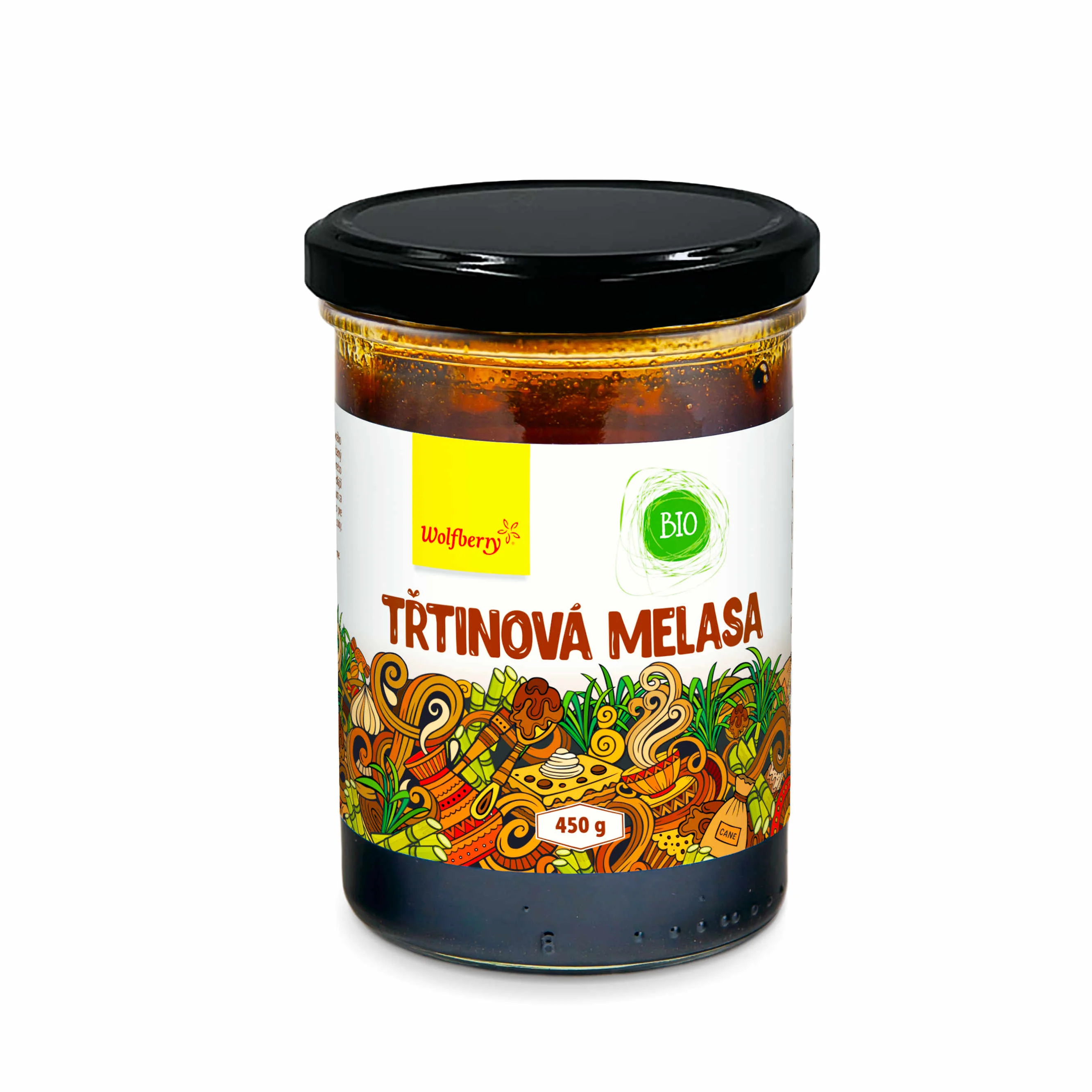 Wolfberry Trstinová melasa BIO 450 g