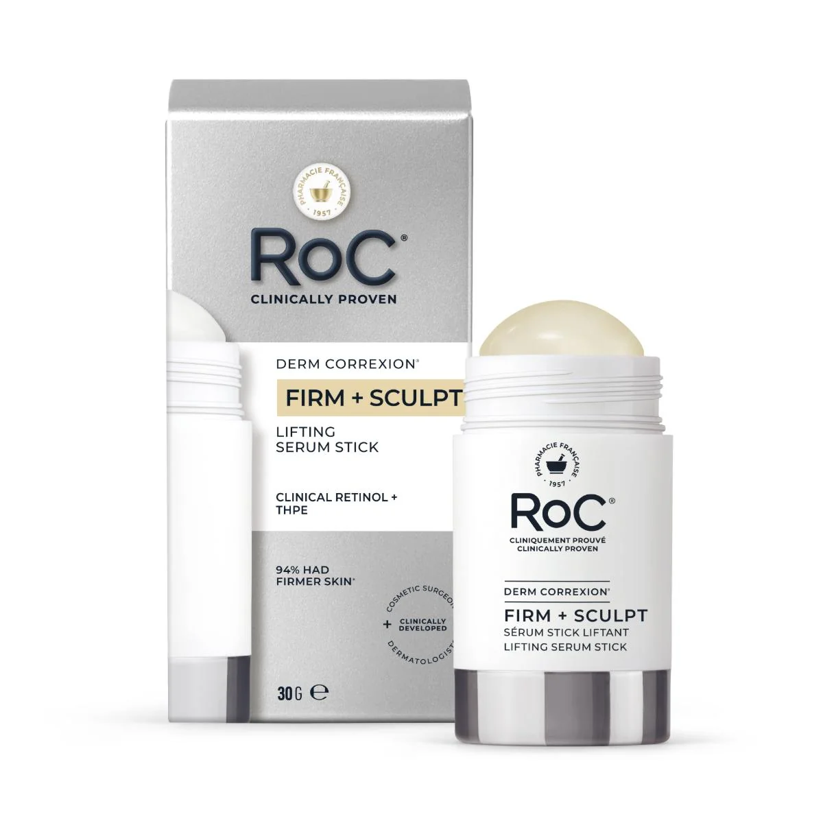 RoC Derm Correxion spevňujúce sérum v tyčinke, 30 g 30 g