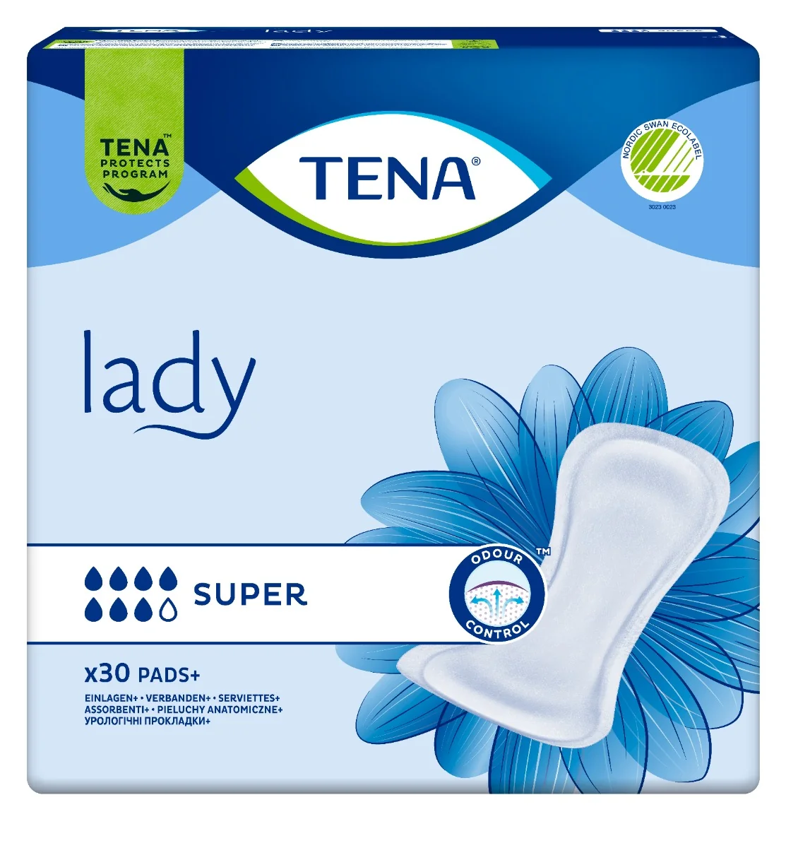 TENA Lady Super 1x30 ks, inkontinenčné vložky