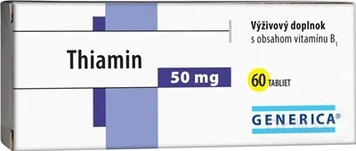 GENERICA Thiamin 50 mg 1×60 tbl, výživový doplnok