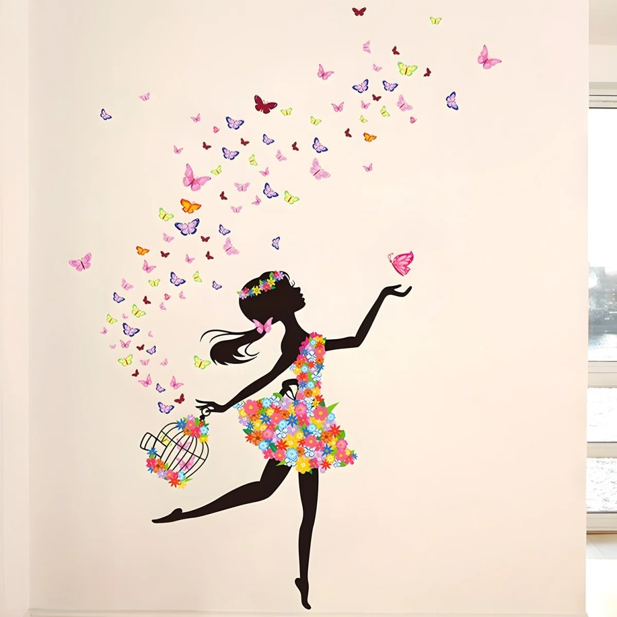 Samolepka na stenu - Beautiful Girl