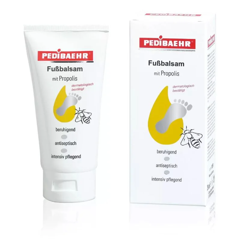 Pedibaehr balzam na nohy s propolisom pre suché a popraskané chodidlá 125 ml