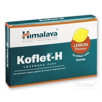 Himalaya Koflet-H Lemon 1×12 ks, bylinné pastilky s medom