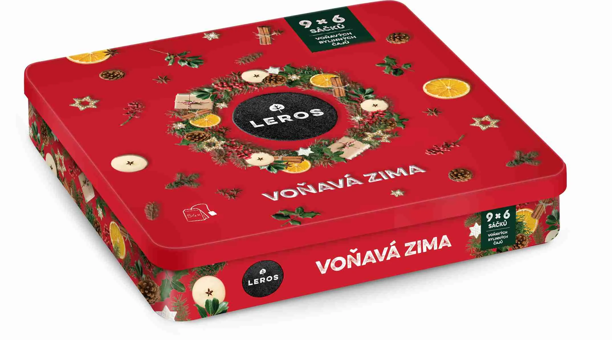 LEROS VOŇAVÁ ZIMA ČAJOVÁ KOLEKCIA 9×6 ks, čaj