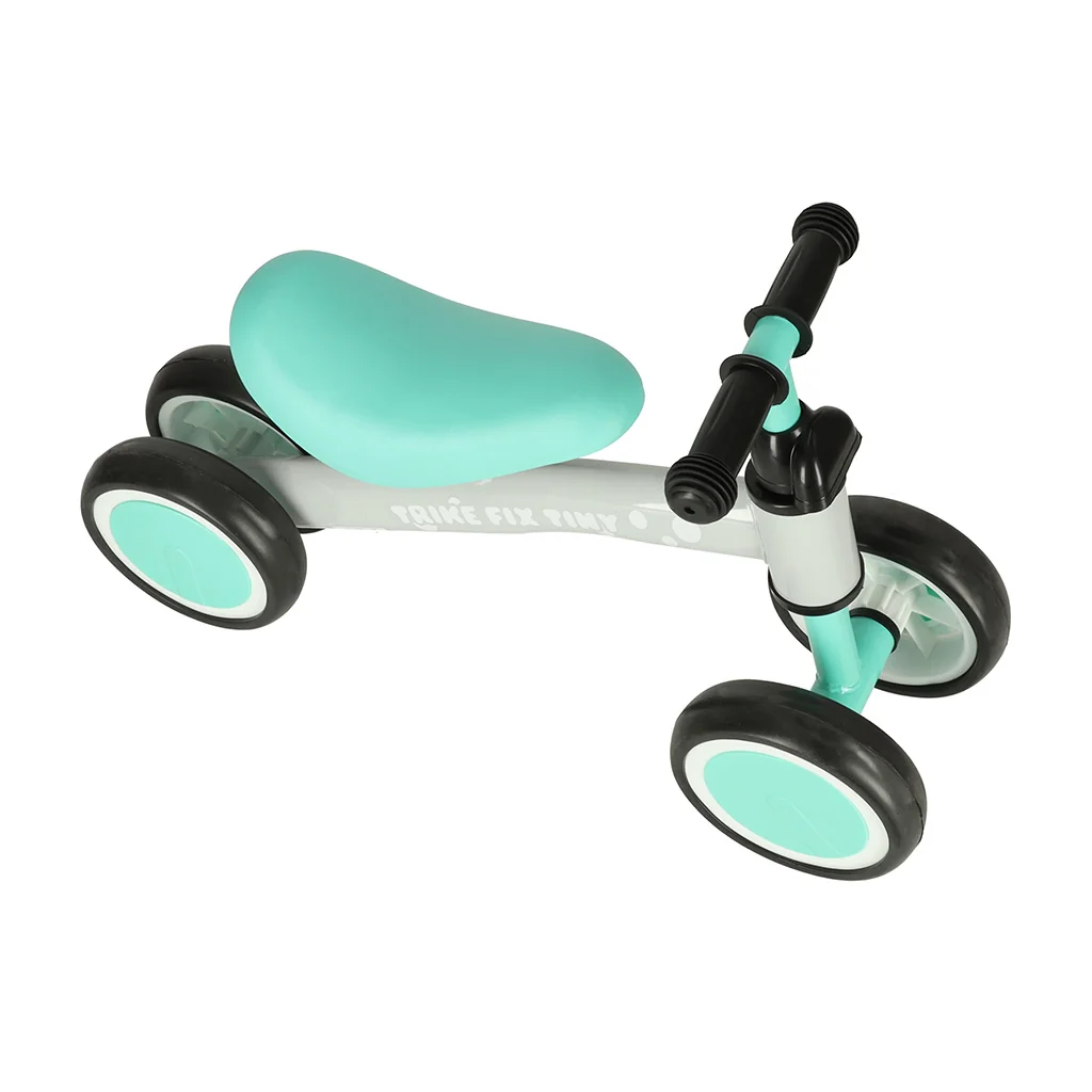 Odrážadlo štvorkolieskové TRIKE FIX TINY mätovo-sivé