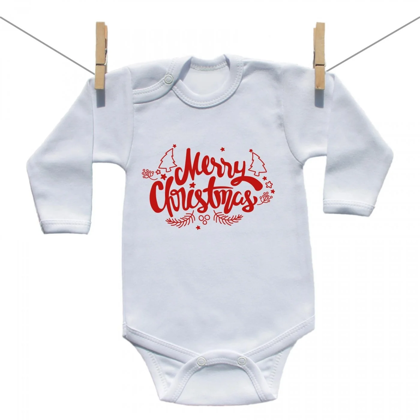 Boodyy Body s dlhým rukávom Merry Christmas Veľkosť: 98