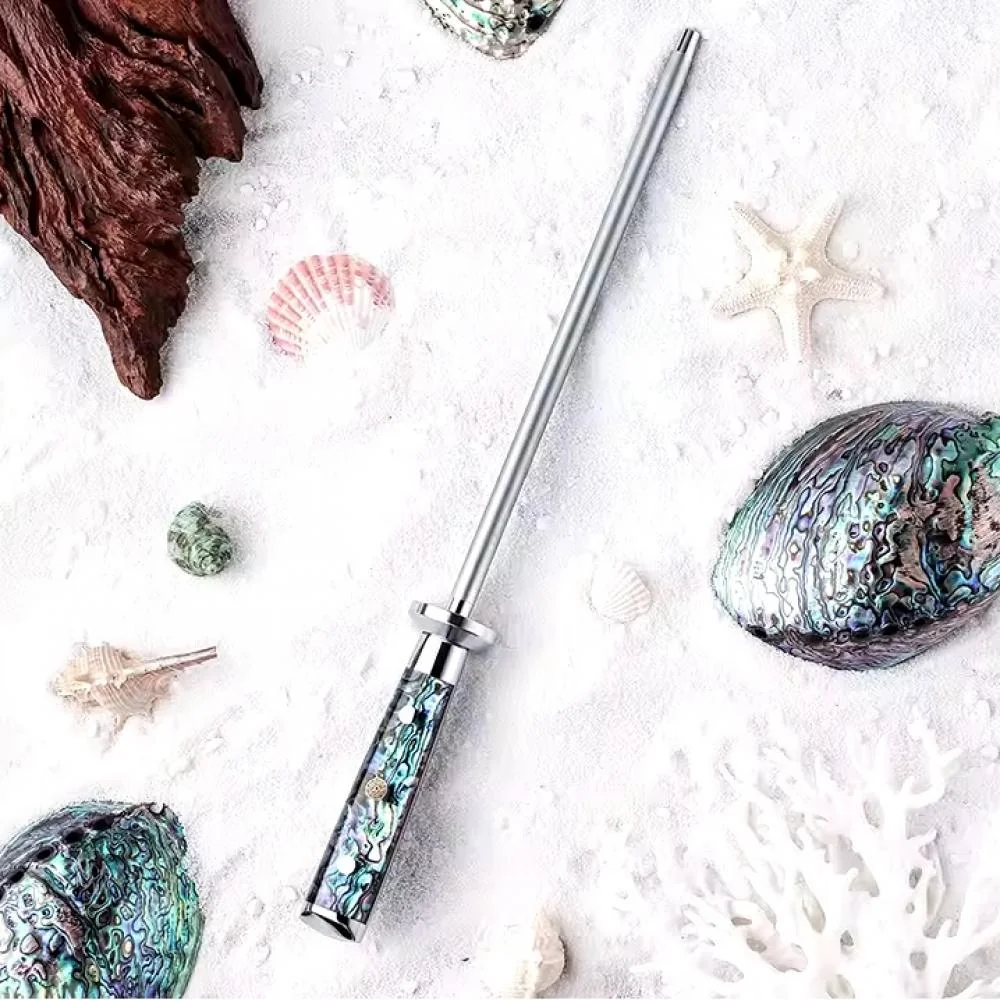 Diamantová Ocieľka na nože 38,5cm, modrá