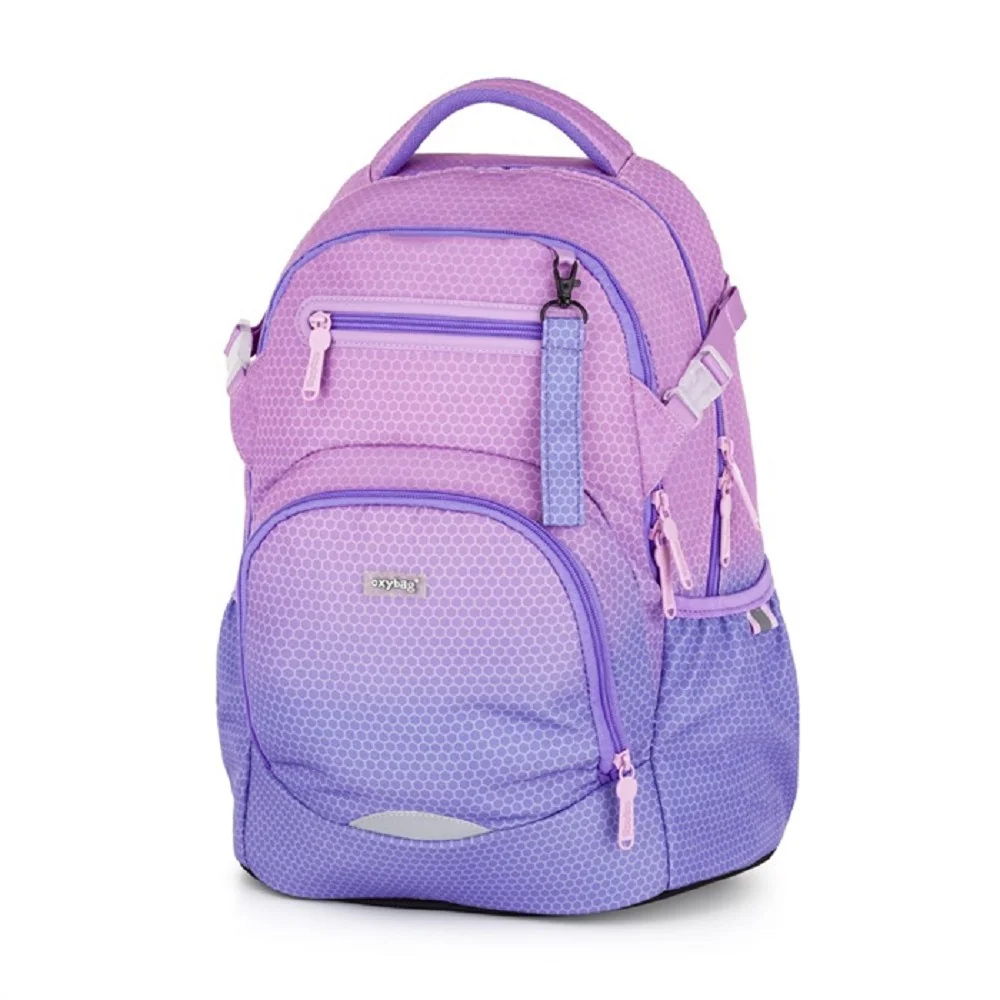 Školský batoh OXY OMBRE Ružový Ergonomický, ľahký