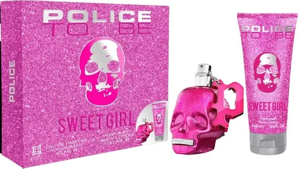 POLICE TO BE SWEET GIRL parfumovaná voda 40ML + telové mlieko 100ML 1×1ks, sada dievčenskej kozmetickej sady