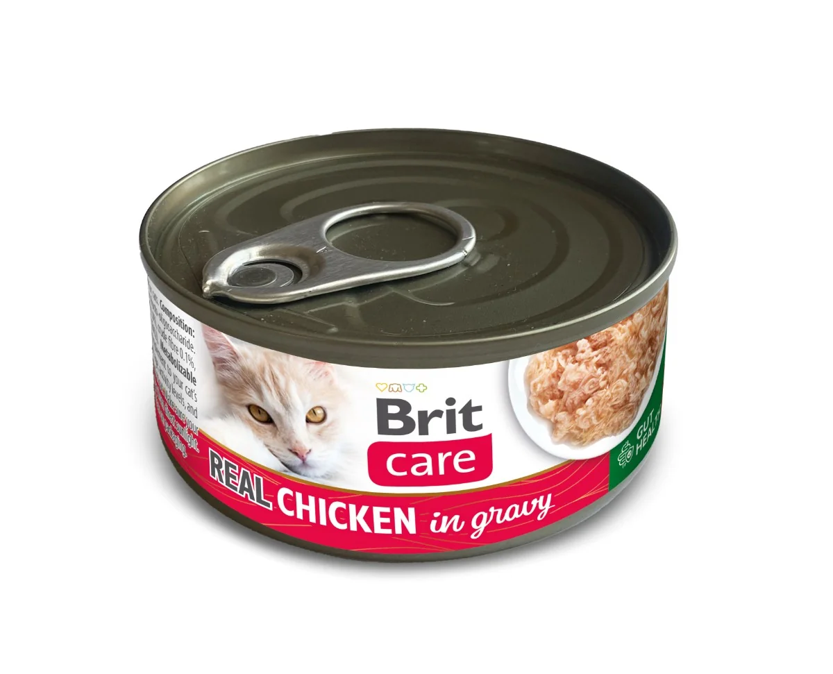 Brit Care Cat Pravé kuracie v omáčke 80 g