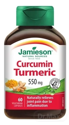 JAMIESON KURKUMÍN 550 mg 1×60 cps, výživový doplnok