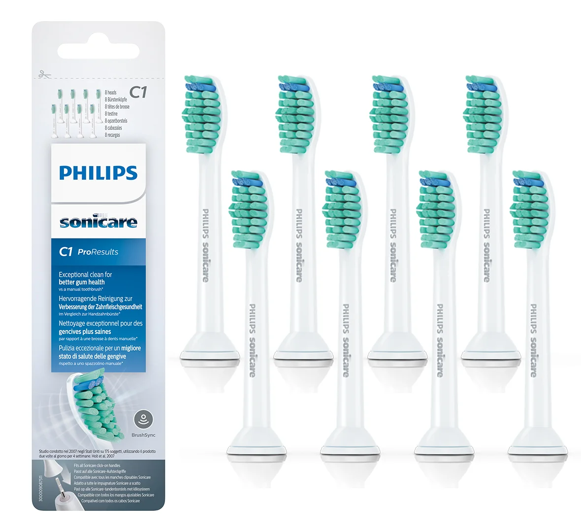 Philips Sonicare ProResults HX6018/07 1×8 ks, náhradné hlavice