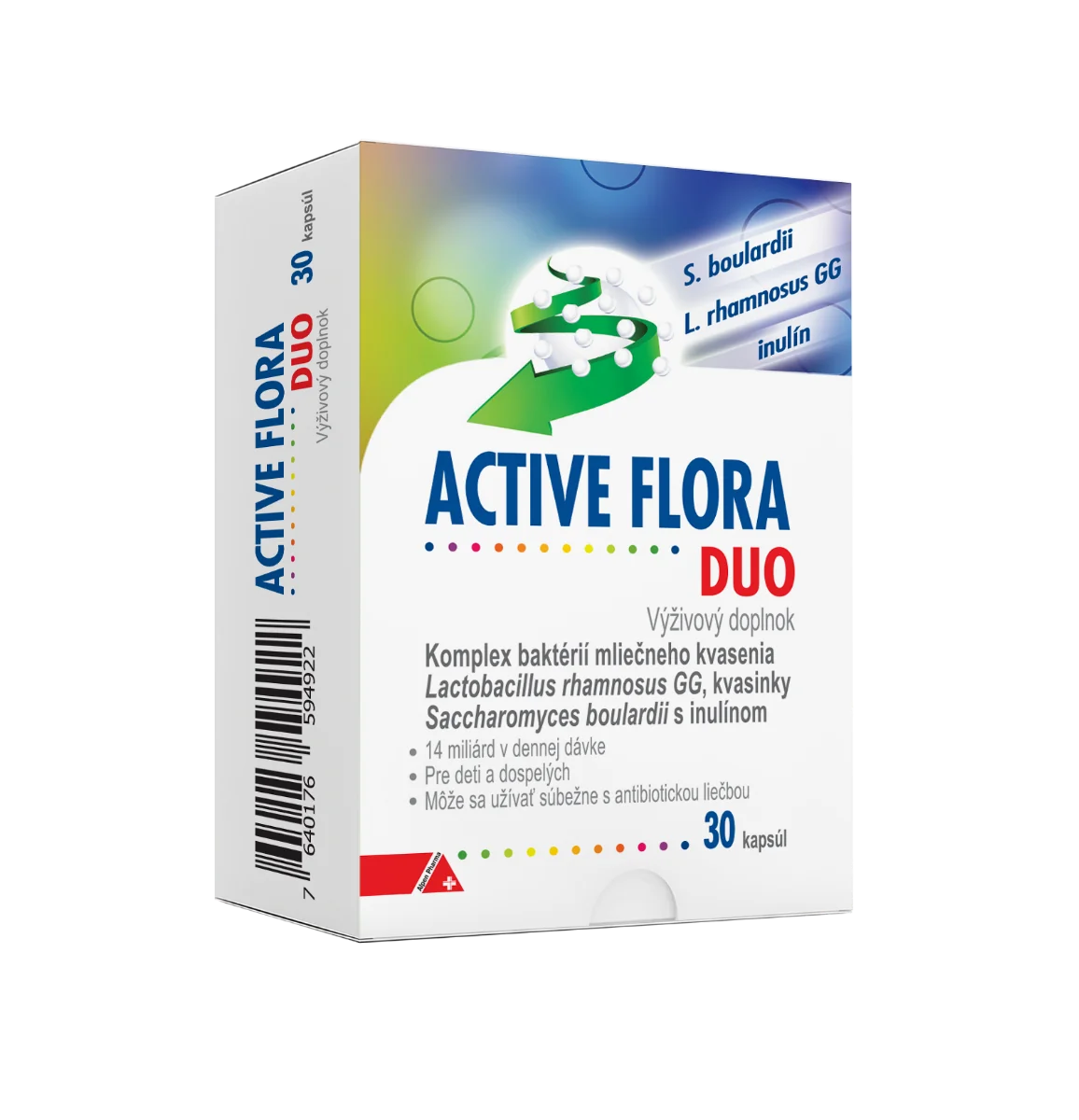 ACTIVE FLORA DUO, 30 cps 1×30 cps, výživový doplnok