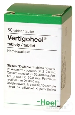 Vertigoheel 1×50 tbl, homeopatický liek