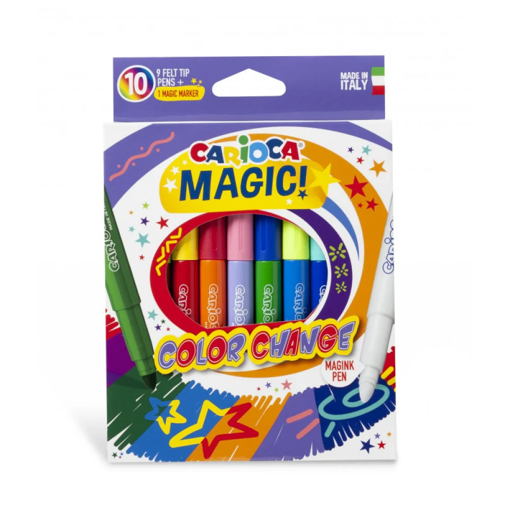 Magické popisovače-prefarbovacie fixi 10 ks-CARIOCA