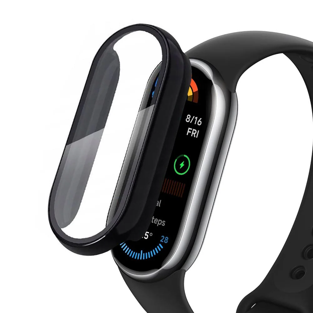 Tech-Protect Defense 360 puzdro so sklom na Xiaomi Smart Band 9, čierne e