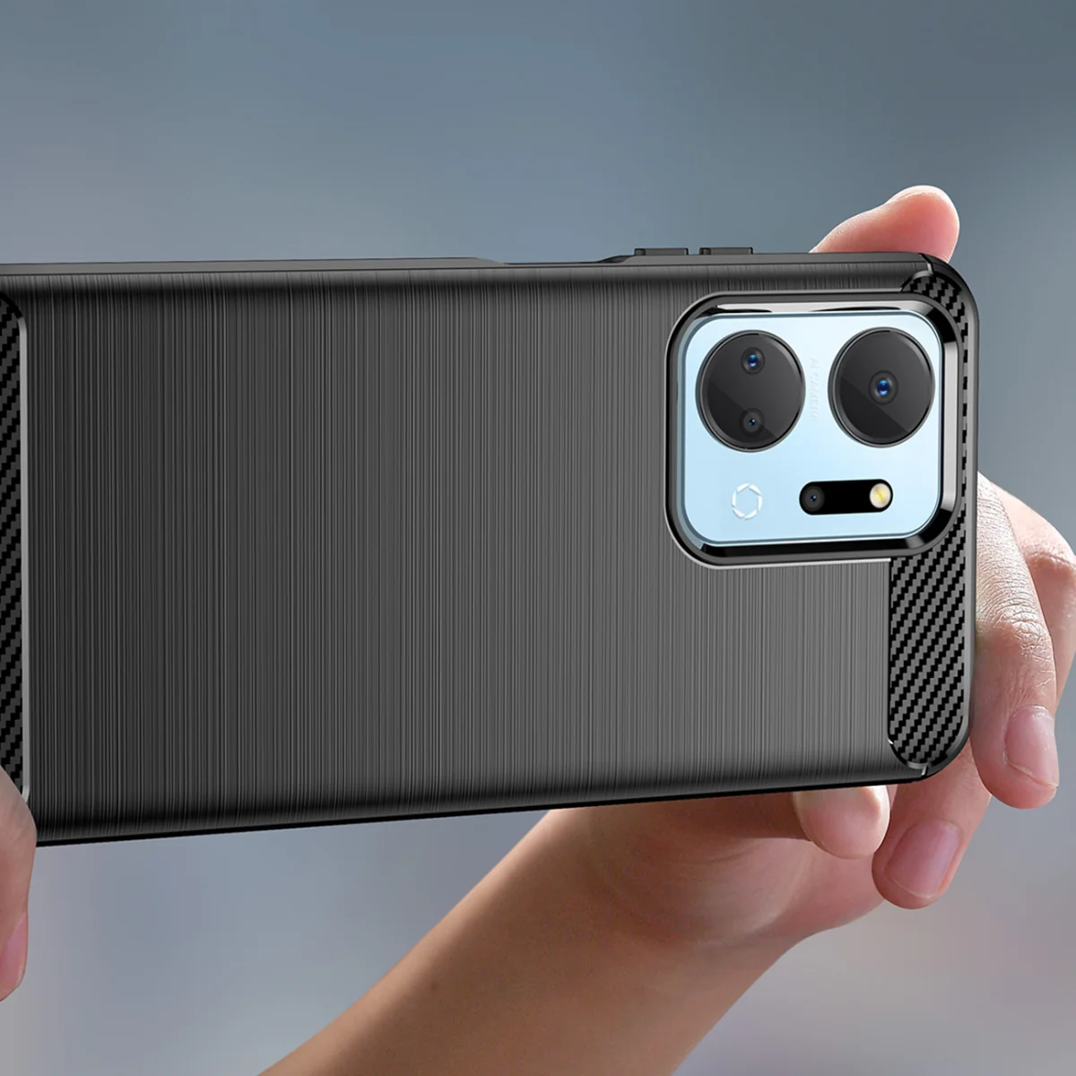 MG Carbon kryt na Honor Play 40 Plus / X7a, čierny