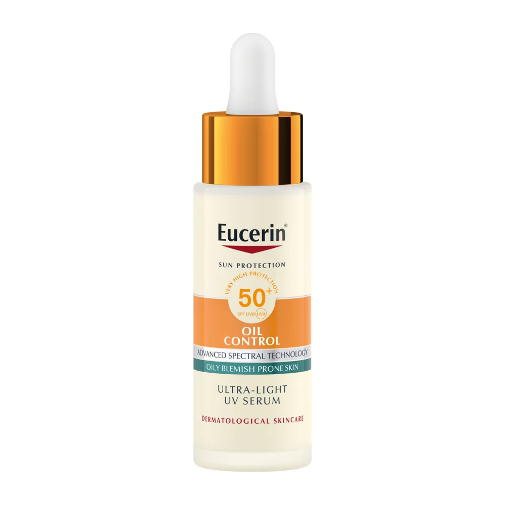 Eucerin SUN UV-Sérum na opaľovanie na tvár SPF 50+ s veľmi vysokou ochranou, 30 ml 30 ml