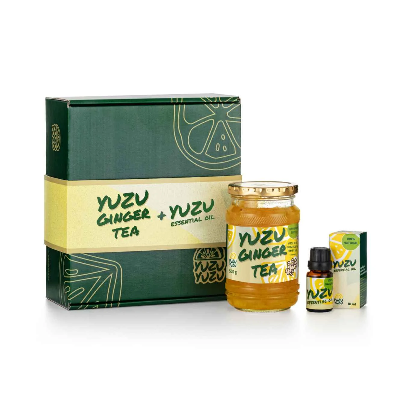 YUZU YUZU Harmony box 1×1 set, Yuzu ginger tea a ginger root oil