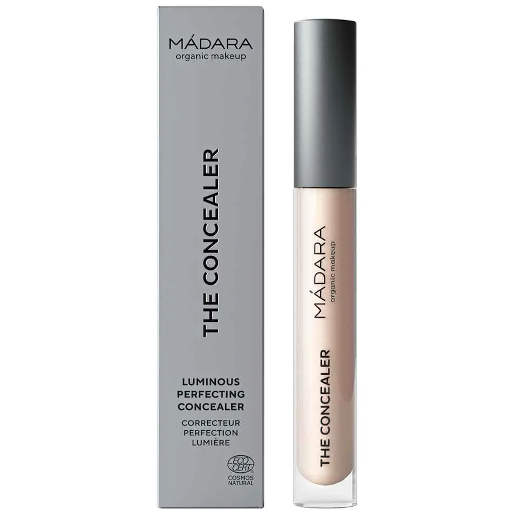 MÁDARA THE CONCEALER Rozjasňujúci korektor Vanilla 1×4 ml, prírodný korektor na tvár