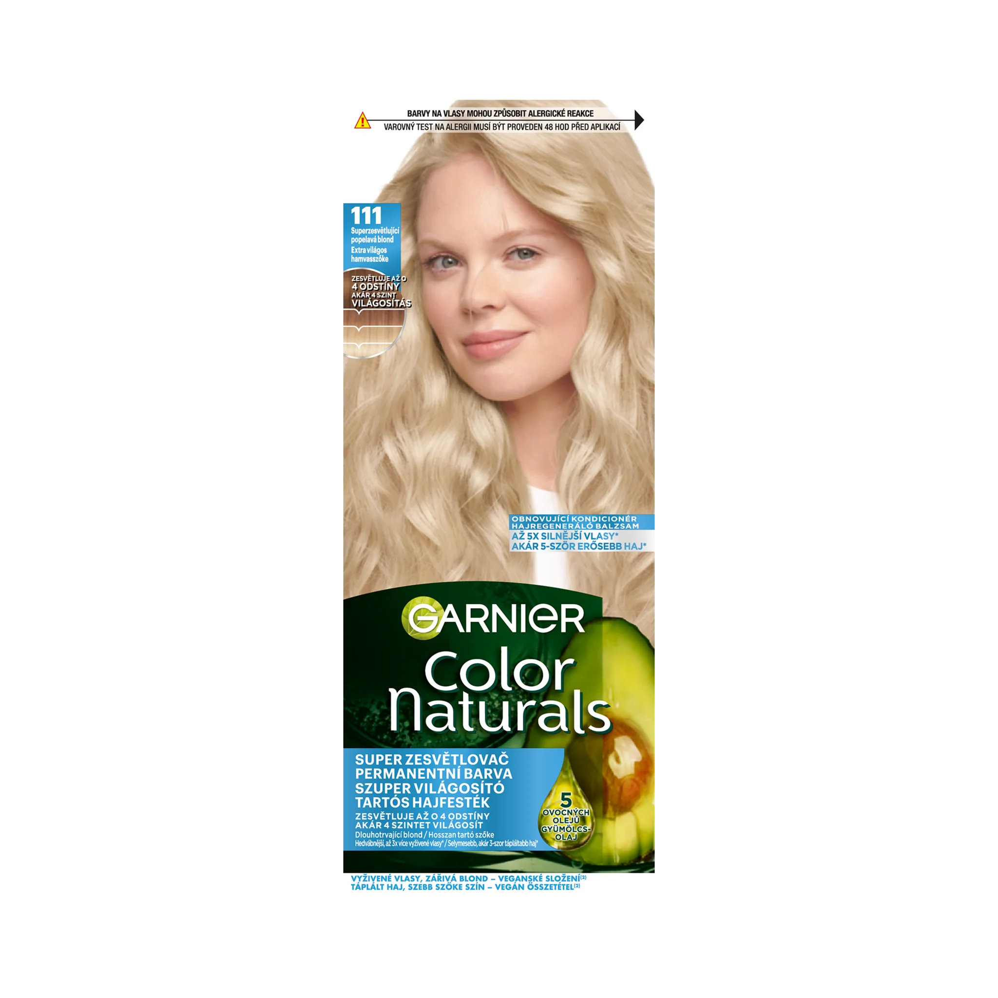 GARNIER Color [[ NATURALS ]] CN 111 - superzosvetľujúca blond 1×1 kus, farba na vlasy