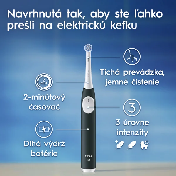 Oral-B iO 2 elektrická zubná kefka, duo čierna+lesná zelená 1 ks