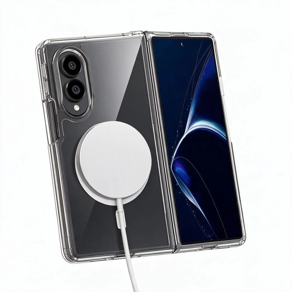 Tech-Protect FlexAir Hybrid MagSafe kryt na Samsung Galaxy Z Fold 8, priesvitný